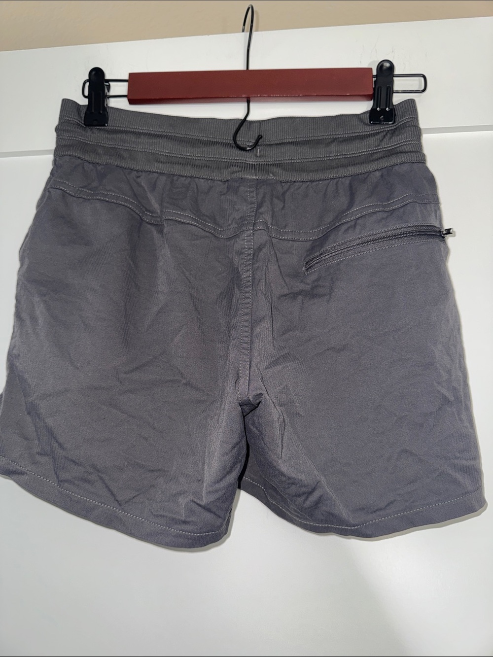 The North Face Charcoal Drawstring Active Shorts Sz XS Lightweight Runner - Picture 3 of 4